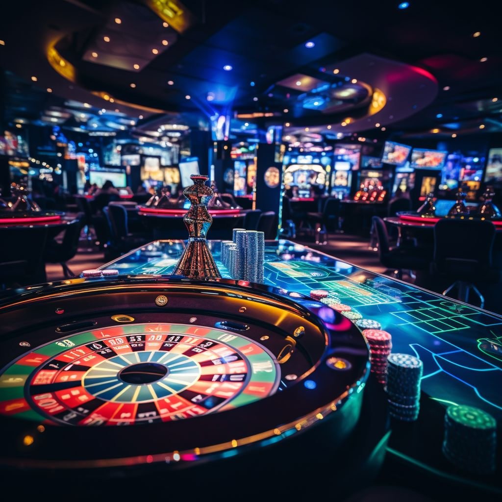 Tampilan permainan slot virtual dengan grafik modern dan warna cerah